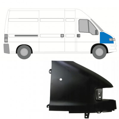 Priekinis sparnas už Fiat Ducato Boxer Relay 1994-2006 / Dešinė 7616