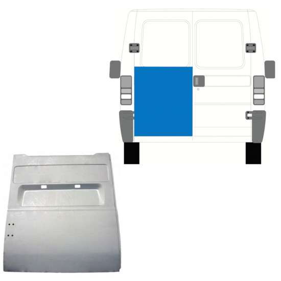 Galinių durų aukšta dalis už Fiat Ducato Boxer Relay Jumper 1994-2006 / Kairė 7760