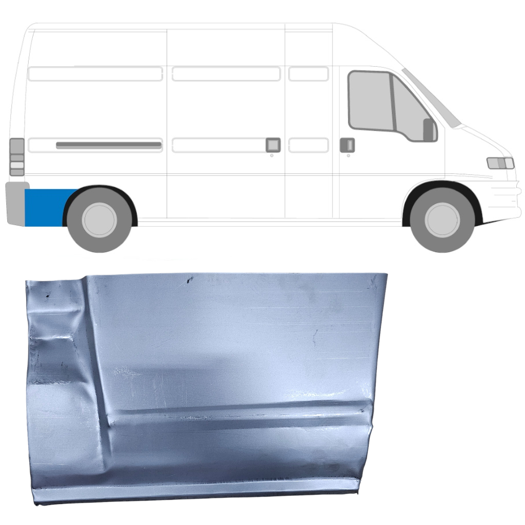Galinės Arkos Galinė Dalis Už Fiat Ducato Boxer Relay 1994-2006 / Dešinė 6483