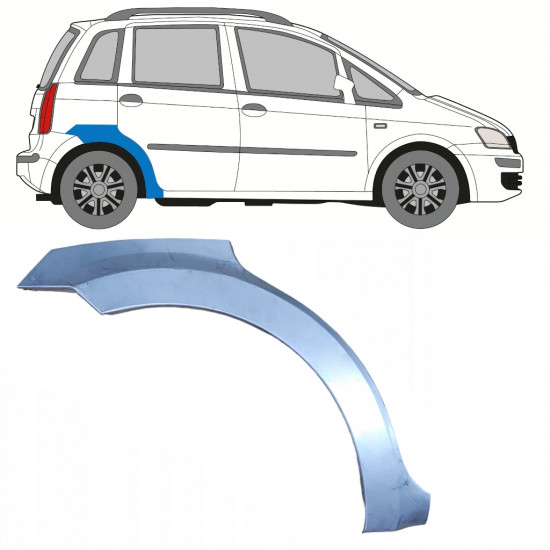 Galinė arka už Fiat Idea 2004-2011 / Dešinė 7353