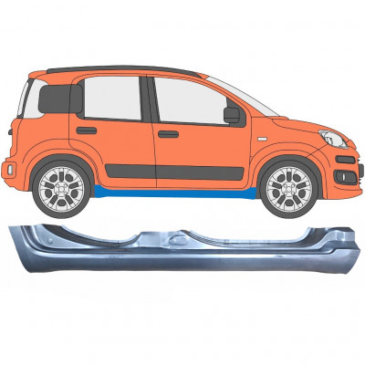 Visas slenkstis už Fiat Panda 2012- / Dešinė 6498