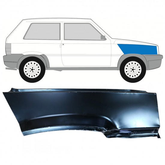 Priekinis sparnas už Fiat Panda 1980-2002 / Dešinė 8087