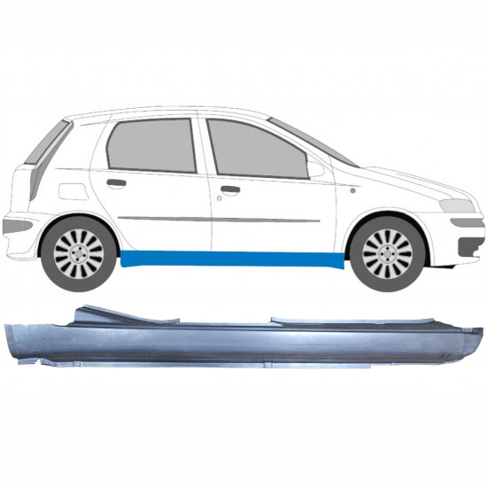 Visas slenkstis už Fiat Punto 2 1999-2010 / Dešinė 6494