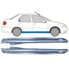 Visas slenkstis už Fiat Siena 1997-2001 / Kairė + Dešinė / Rinkinys 10073