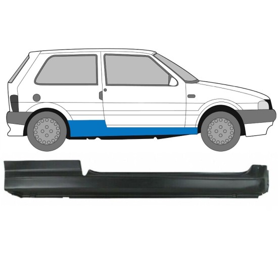 Visas slenkstis už Fiat Uno 1983-2002 / Dešinė 16011