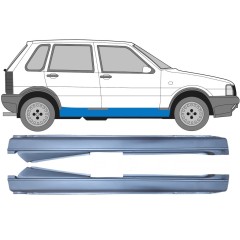 Visas slenkstis už Fiat Uno 1983-2002 / Kairė + Dešinė / Rinkinys 9666