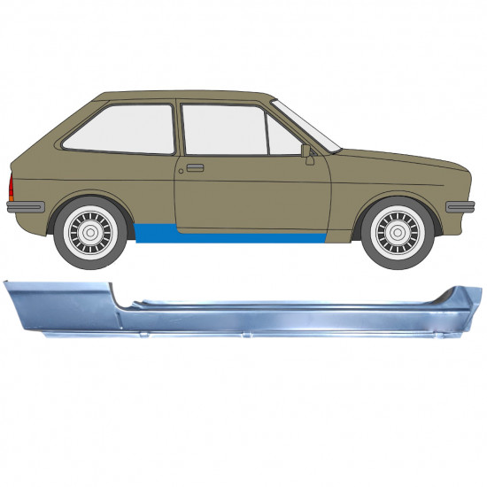 Slenkstis, apatinė už Ford Fiesta 1976-1983 / Dešinė 12032