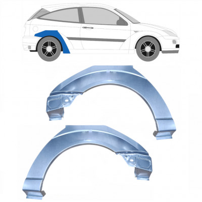 Galinė arka už Ford Focus 1998-2007 / Kairė + Dešinė / Rinkinys 6287