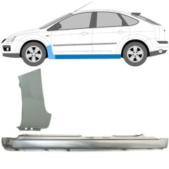 Visas slenkstis + priekinio sparno apatinė dalis už Ford Focus 2004-2010 / Kairė / Rinkinys 8736