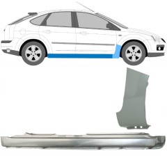 Visas slenkstis + priekinio sparno apatinė dalis už Ford Focus 2004-2010 / Dešinė / Rinkinys 8735
