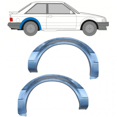 Galinė arka už Ford Escort 1980-1986 / Kairė + Dešinė / Rinkinys 10527