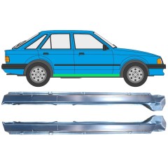 Visas slenkstis už Ford Escort 1980-1986 / Kairė + Dešinė / Rinkinys 9983