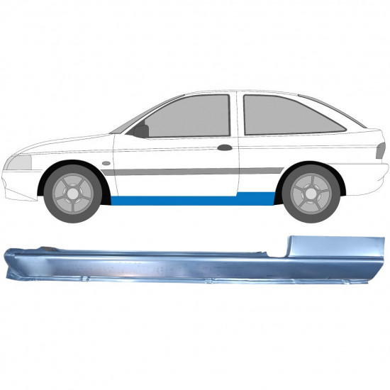 Visas slenkstis už Ford Escort 1995-2000 / Kairė 6615