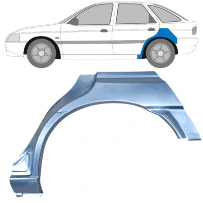 Galinė arka už Ford Escort 1995-2000 / Kairė 8991