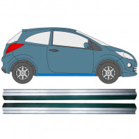 Slenkstis apatinė dalis už Ford Ka 2008-2016 / Kairė + Dešinė / Kairė = Dešinė (simetriška) / Rinkinys 12945 Slenkstis apatinė dalis už Ford Ka 2008-2016 / Kairė + Dešinė / Kairė = Dešinė (simetriška) / Rinkinys 12945