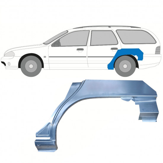 Galinė arka už Ford Mondeo 1993-2000 / Kairė / COMBI 8050