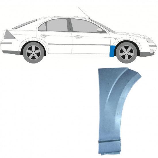 Sparno apatinė dalis už Ford Mondeo 2000-2007 / Dešinė 7656