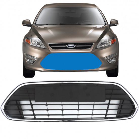 Chromuotos grotelės už Ford Mondeo 2010-2015 7923