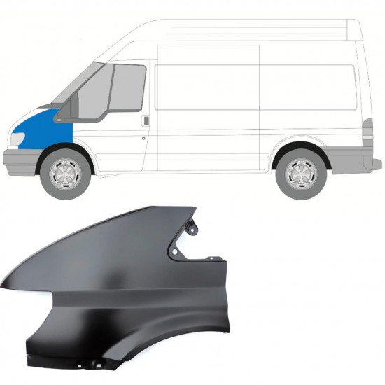 Priekinis sparnas už Ford Transit 2000-2006 / Kairė 8624