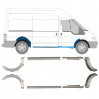 Slenkstis apatinė + sparnas galinis už Ford Transit 2000-2013 / MWB / Rinkinys 9693