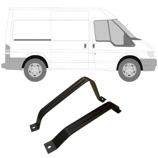 Kuro bako laikikliai už Ford Transit 2000-2013 9317