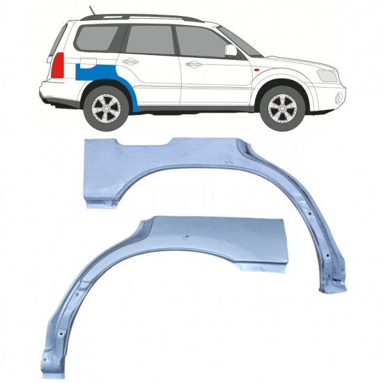 Galinė arka už Subaru Forester Sg 2002-2008 / Kairė + Dešinė / Rinkinys 9896