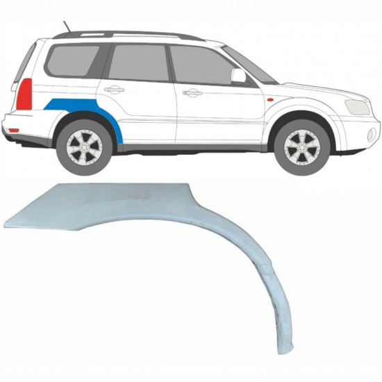 Galinė arka už Subaru Forester Sg 2002-2008 / Dešinė 8825