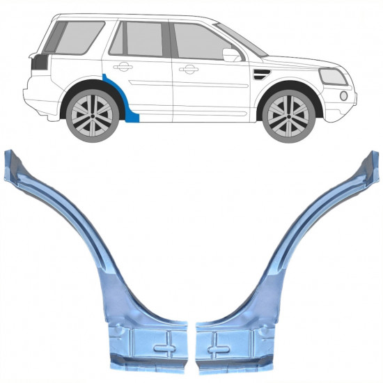 Galinė arka už Land Rover Freelander 2006-2015 / Kairė + Dešinė / Rinkinys 10659