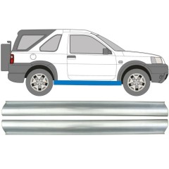Slenkstis, apatinė už Land Rover Freelander 1997-2006 / Kairė + Dešinė / Rinkinys 11330