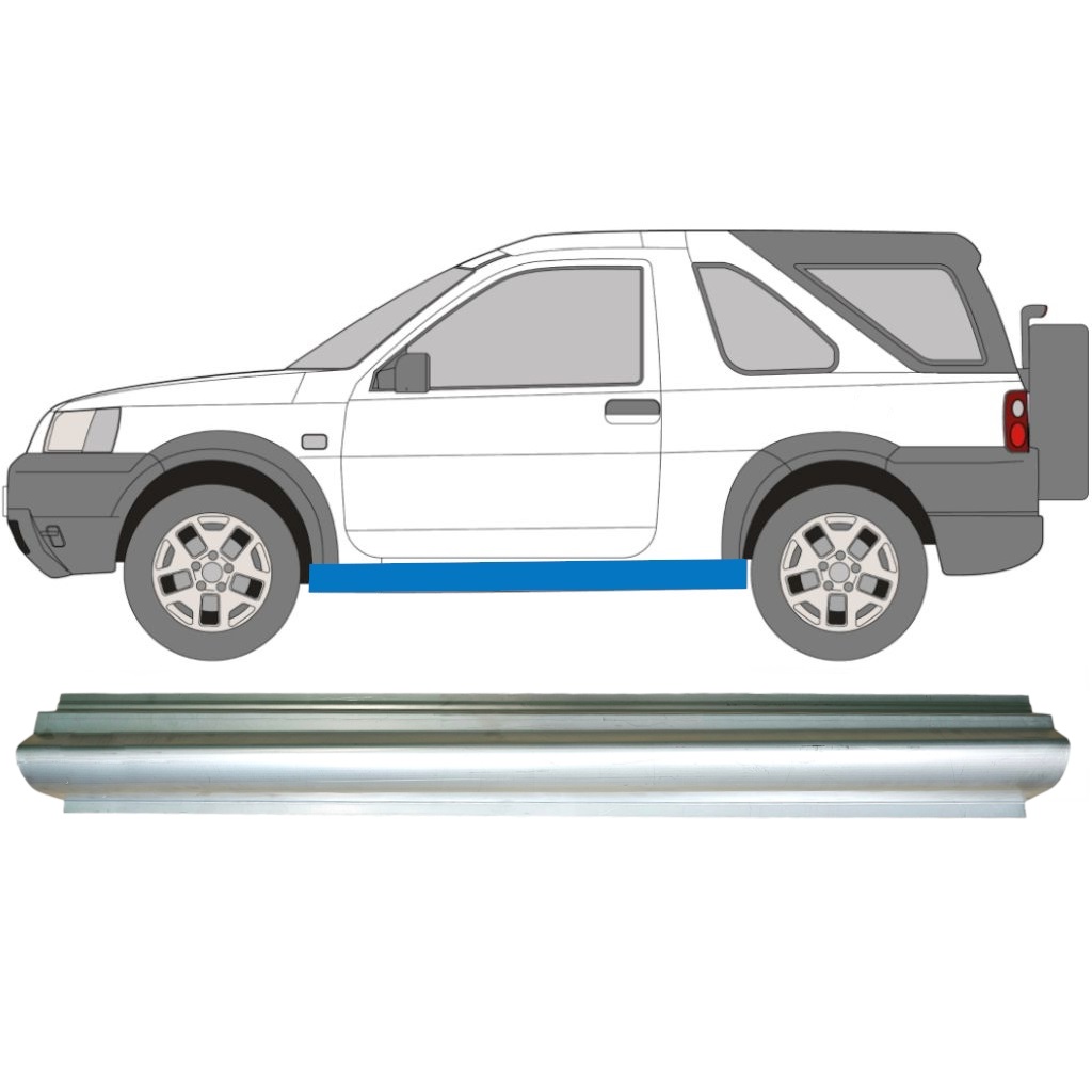 Slenkstis, Apatinė Už Land Rover Freelander 1997-2006 / Kairė 5276