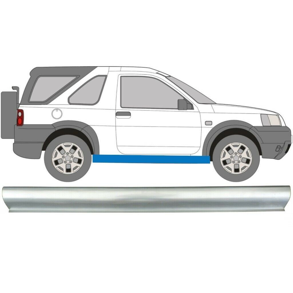 Slenkstis, Apatinė Už Land Rover Freelander 1997-2006 / Kairė = Dešinė (Simetriška) 8813