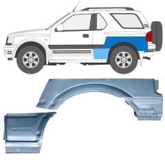 Galinė arka už Opel Frontera B 1999-2002 / Kairė / Rinkinys 12838