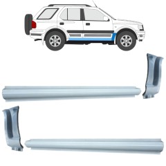 Slenkstis apatinė + sparnas priekinis už Opel Frontera B 1999-2002 / Rinkinys 11160