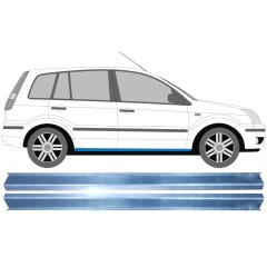 Slenkstis, apatinė už Ford Fusion 2002-2012 / Kairė + Dešinė / Rinkinys 11376