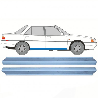 Slenkstis, apatinė už Mitsubishi Galant 1987-1993 / Kairė = Dešinė (simetriška) / Rinkinys 10597