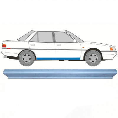 Slenkstis, apatinė už Mitsubishi Galant 1987-1993 / Kairė = Dešinė (simetriška) 8604