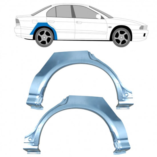 Galinė arka už Mitsubishi Galant 1996-2003 / Kairė + Dešinė / Rinkinys 9161