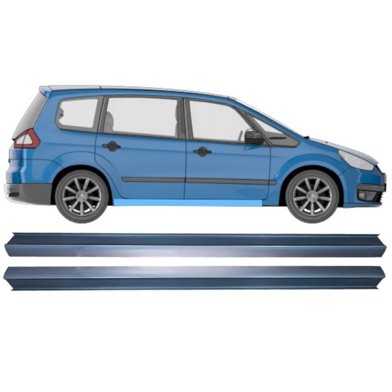 Slenkstis, apatinė už Ford Galaxy 2006-2015 / Kairė + Dešinė / Rinkinys 16188