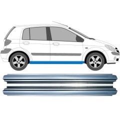 Slenkstis, apatinė už Hyundai Getz 2002-2010 / Kairė + Dešinė / Rinkinys 11370