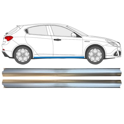 Slenkstis apatinė dalis už Alfa Romeo Giulietta 2010-2020 / Kairė + Dešinė / Rinkinys 15004