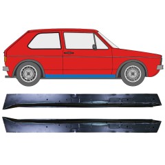 Slenkstis vidinė dalis už Volkswagen Golf 1 1974-1985 / Kairė + Dešinė / Rinkinys 10909