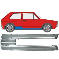Visas slenkstis už Volkswagen Golf 1 1974-1985 / Kairė + Dešinė / Rinkinys 9859