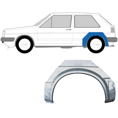 Galinė arka už VW Golf 2 1982- / Kairė 7100