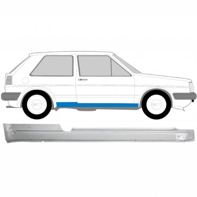 Slenkstis, apatinė už VW Golf 2 1982- / Dešinė 7097