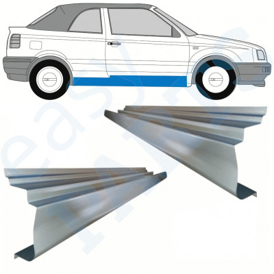 Slenkstis, apatinė už VW Golf 3 1993-1998 / Kairė + Dešinė / CABRIO / Rinkinys 10374