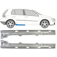 Slenkstis vidinė dalis už Volkswagen Golf 5 2003-2009 / Kairė + Dešinė / Rinkinys 9643