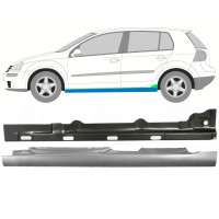 Slenkstis vidinė + išorinė dalis už VW Golf 5 2003-2009 / Kairė / Rinkinys 11139