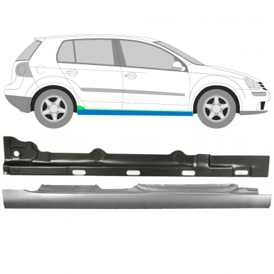 Slenkstis vidinė + išorinė dalis už VW Golf 5 2003-2009 / Dešinė / Rinkinys 11138