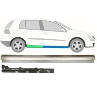 Slenkstis vidinė + išorinė dalis už Volkswagen Golf 5 2003-2009 / Dešinė / Rinkinys 11708