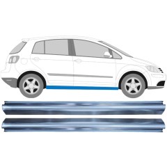 Slenkstis, apatinė už Volkswagen Golf Plus 2005-2013 / Kairė + Dešinė / Rinkinys 11927